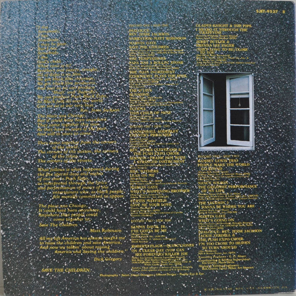 Release: Save The Children (Original Motion Picture Soundtrack)-Vinyl-Japan-1974-SJET-9537-8, SJET-9537-8-7907252