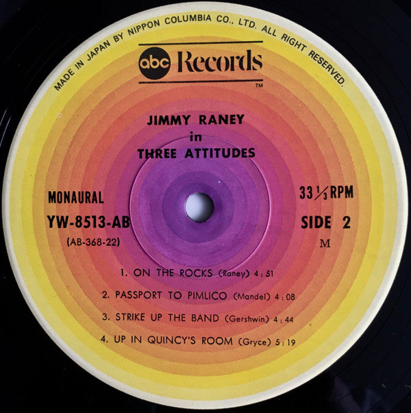Jimmy Raney In Three Attitudes