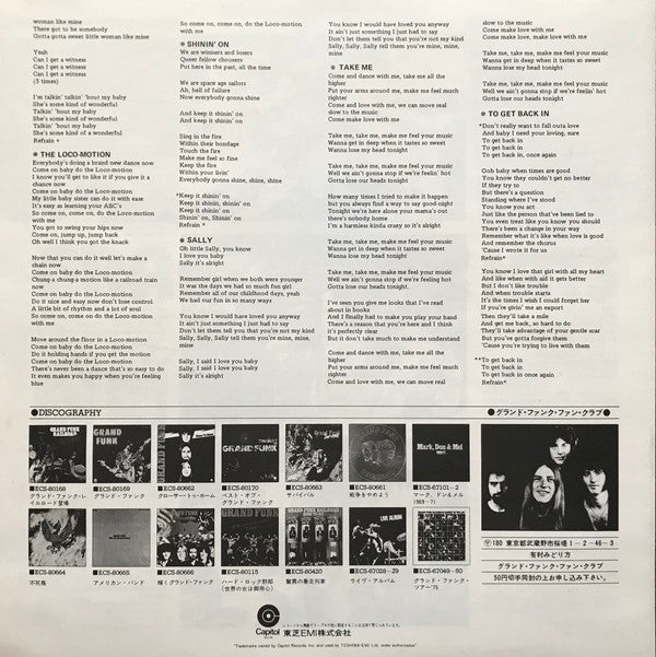 Grand Funk Hits