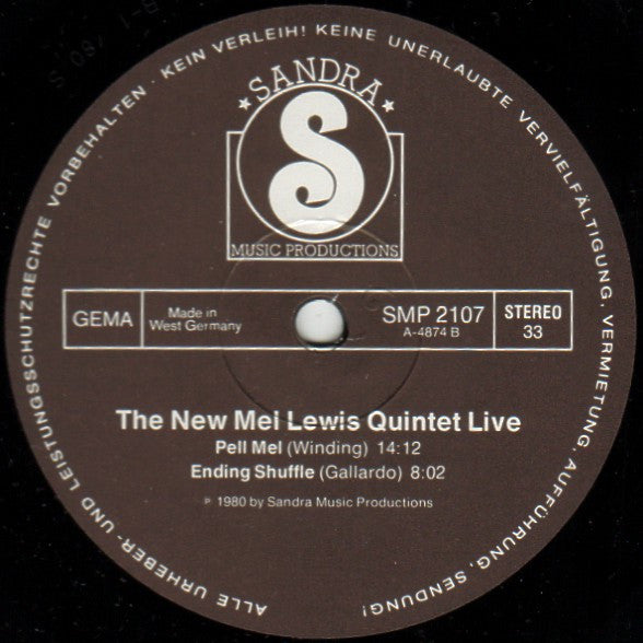 The New Mel Lewis Quintet Live