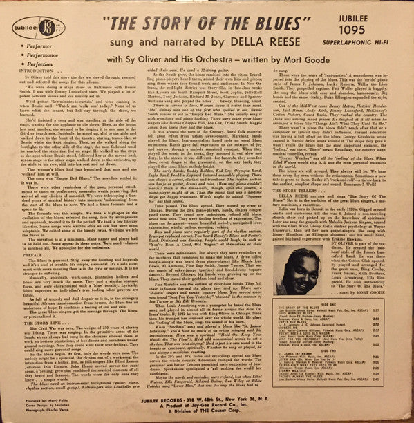 Release: The Story Of The Blues-Vinyl-US-1959-JGS 1095, 1095-8298174