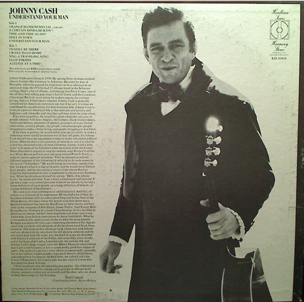Master Release: Understand Your Man by Johnny Cash