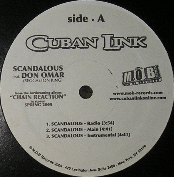Master Release: Scandalous / Sugar Daddy by Cuban Link