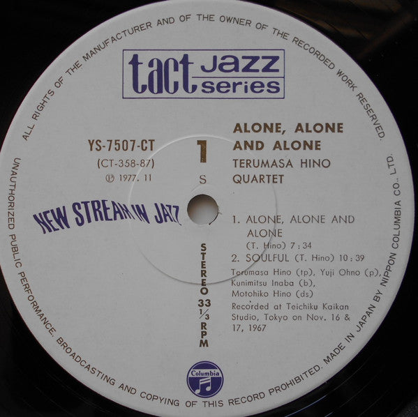 Alone, Alone And Alone