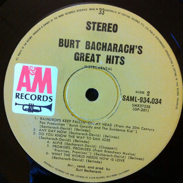 Burt Bacharach's Great Hits