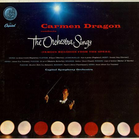 Release: The Orchestra Sings-Vinyl-US-1960-P 8440-6963662