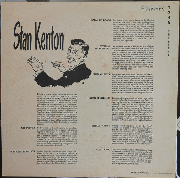 Release: Stan Kenton Presents-Vinyl-Japan-1980-ECJ-50056-5034764