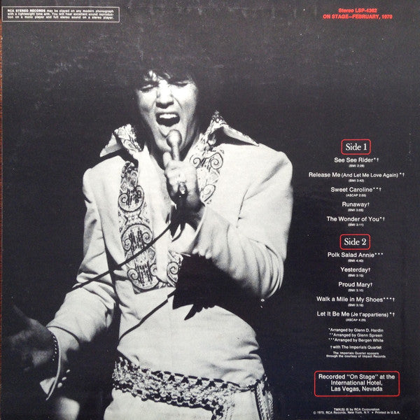 On Stage - February, 1970
