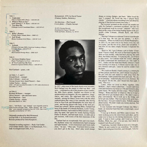 Master Release: Saying Something by Red Garland