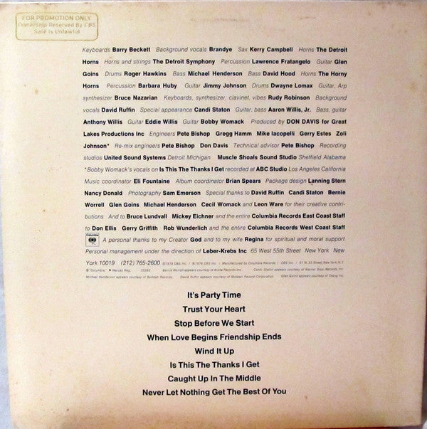 Master Release: Pieces by Bobby Womack
