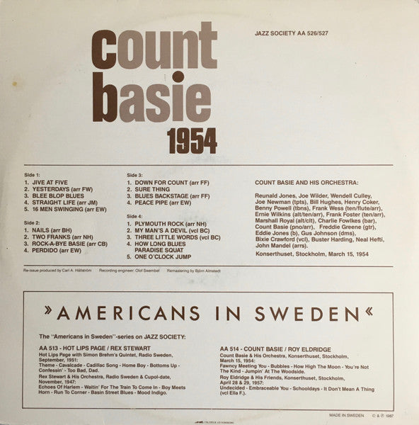 Count Basie 1954
