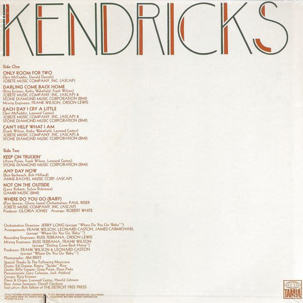 Release: Eddie Kendricks-Vinyl-US-1973-T 327L-4947393