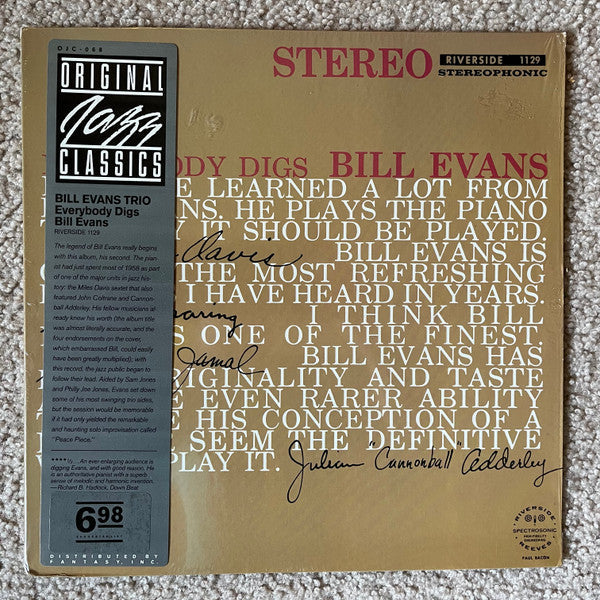 Release: Everybody Digs Bill Evans-Vinyl-US-1983-RLP-1129, OJC-068-1324258