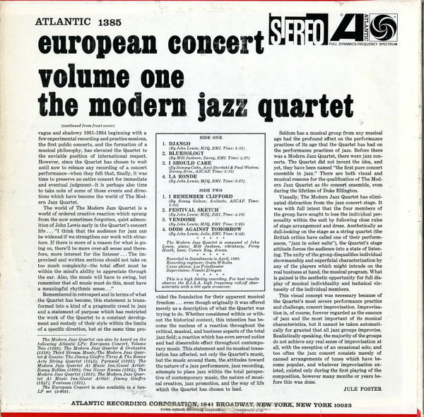 European Concert : Volume One