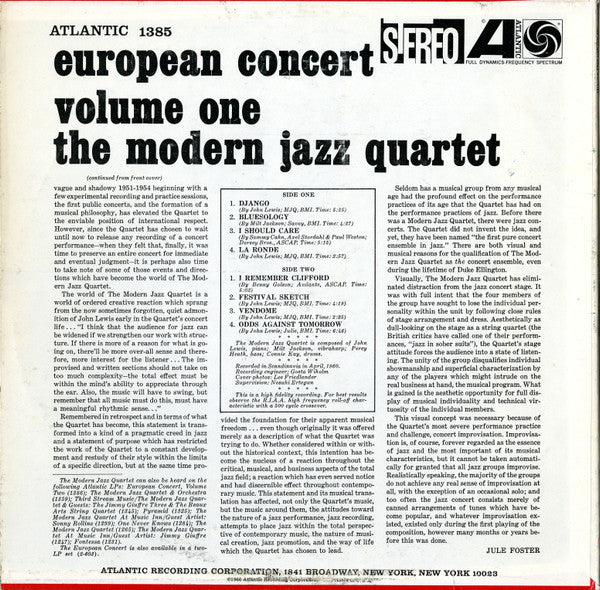 European Concert : Volume One