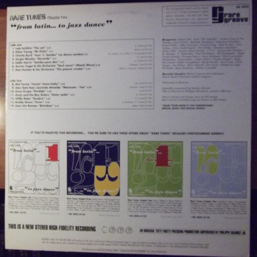 Release: Rare Tunes Chapter Two "From Latin... To Jazz Dance"-Vinyl-Italy-1995-RG 2002-5263767