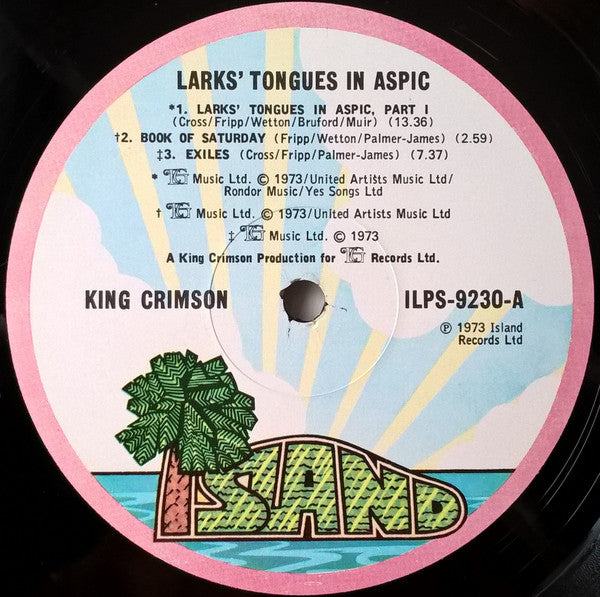 Larks' Tongues In Aspic