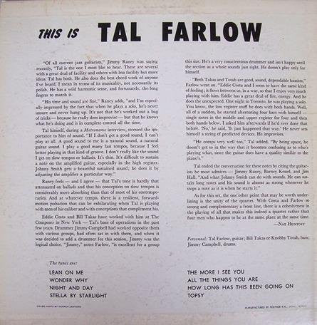 Master Release: This Is Tal Farlow by Tal Farlow