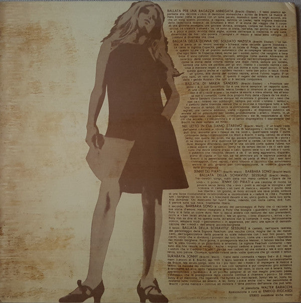 Release: Milva Canta Brecht-Vinyl-Japan-1972-MW 2045-7129123