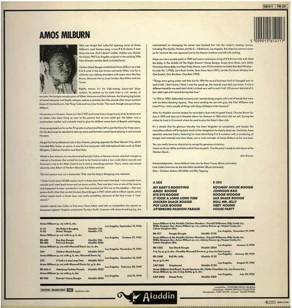 Master Release: Chicken Shack Boogie by Amos Milburn