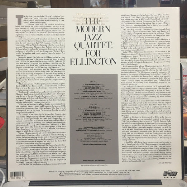 Release: For Ellington-Vinyl-US-1988-90926-1-8200789