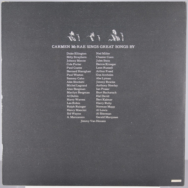 Master Release: The Great American Songbook by Carmen McRae