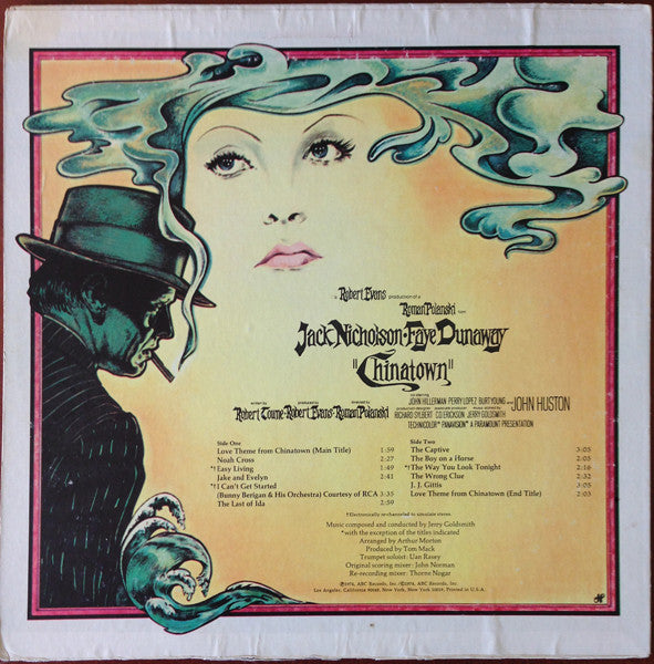 Release: Chinatown (Original Motion Picture Soundtrack)-Vinyl-US-1974-ABDP-848-6774557