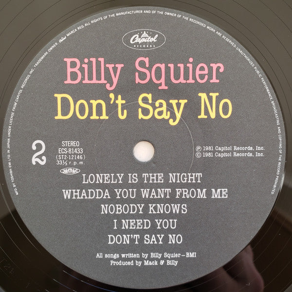 Don't Say No