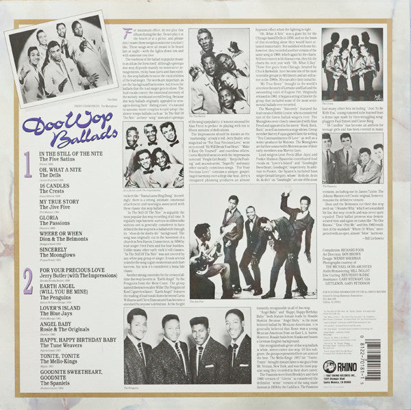 Master Release: The Best Of The Doo Wop Ballads by Various