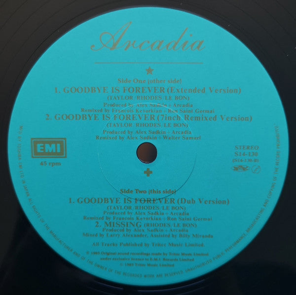 Goodbye Is Forever (Extended Remix)