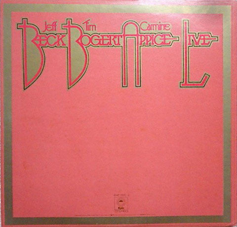 Release: Beck, Bogert & Appice Live-Vinyl-Japan-1978-40AP 1223~4-4985923
