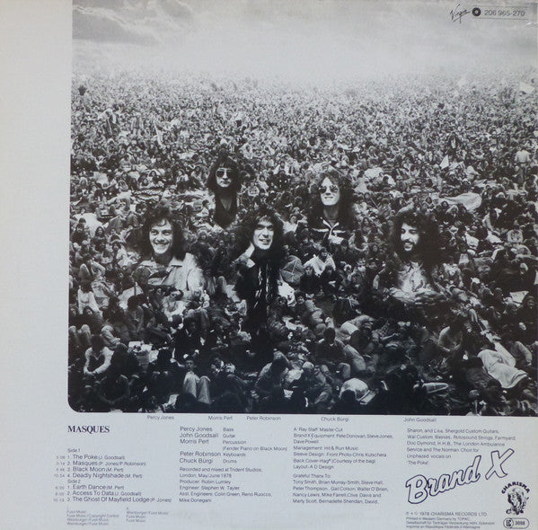 Release: Masques-Vinyl-Europe-1985-206 965, 206 965-270-4735418
