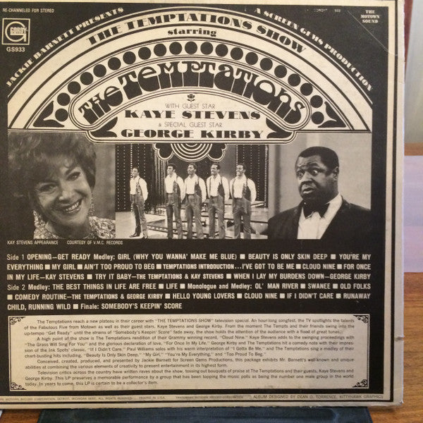 Master Release: The Temptations Show by The Temptations