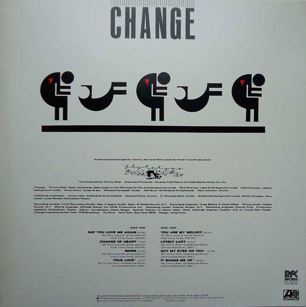 Release: Change Of Heart-Vinyl-Japan-1984-P-11497, P-11497-7947782