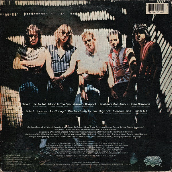 Release: No Parole From Rock 'N' Roll-Vinyl-US-1983-XR22016-2494743
