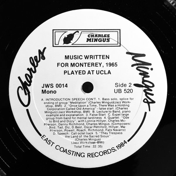 Music Written For Monterey, 1965 Not Heard... Played In Its Entirety, At UCLA