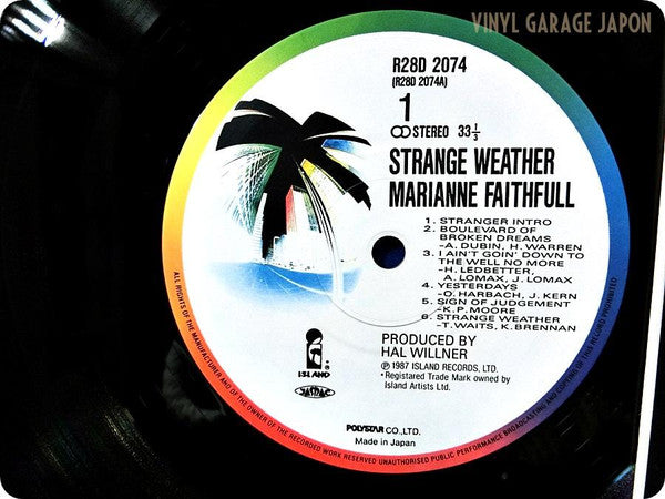Release: Strange Weather-Vinyl-Japan-1987-R28D-2074, R28D-2074, R28D 2074, R28D 2074-6427734