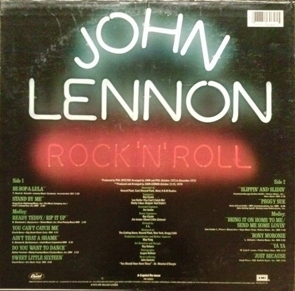 Release: Rock 'N' Roll-Vinyl-US-1980-SN-16069-6803116