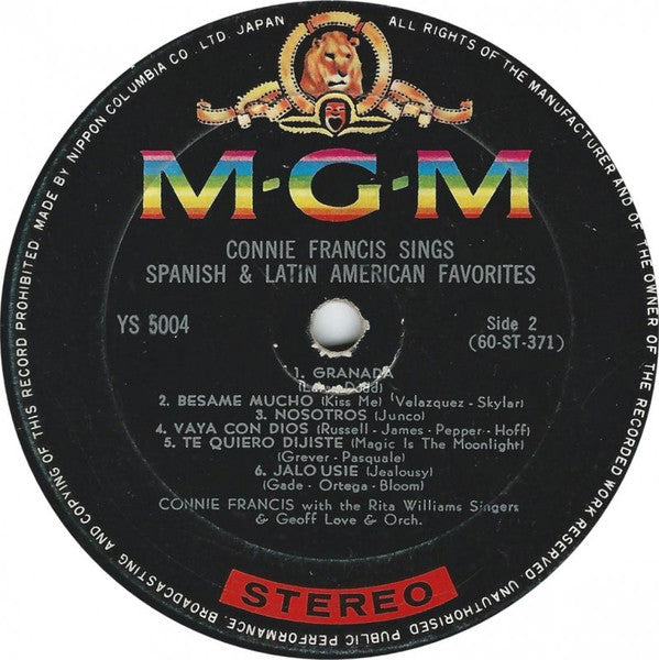 Sings Spanish & Latin American Favorites