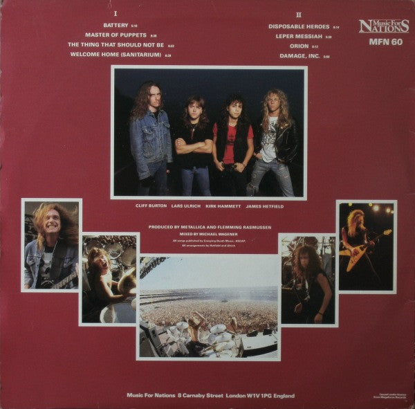 Release: Master Of Puppets-Vinyl-UK-1986-MFN 60-2694060