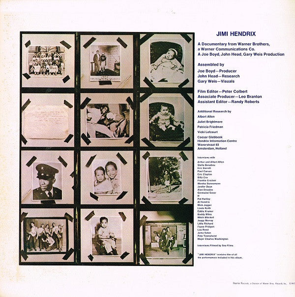 Sound Track Recordings From The Film "Jimi Hendrix"