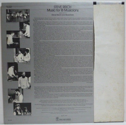 Release: Music For 18 Musicians-Vinyl-Japan-1978-ECM 1129, PAC-2055-4875459