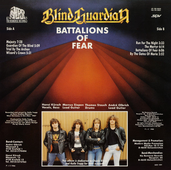 Master Release: Battalions Of Fear by Blind Guardian