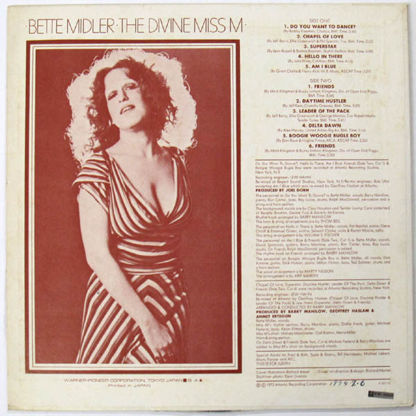 Release: The Divine Miss M-Vinyl-Japan-1972-P-8317A-6476724