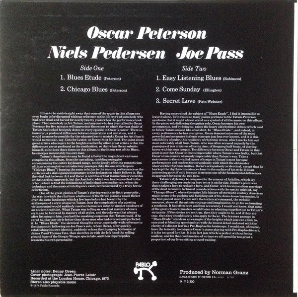 Master Release: The Trio by The Oscar Peterson Trio