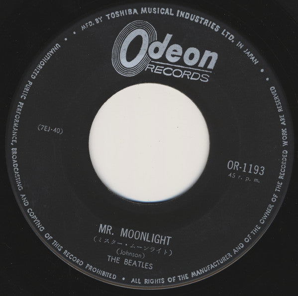 Mr Moonlight / What You're Doing