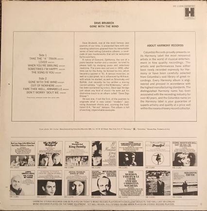 Release: Gone With The Wind-Vinyl-US-1969-HS 11336-2171396