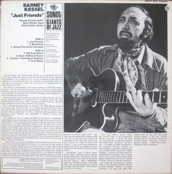 Release: Just Friends-Vinyl-UK-1975-SNTF 685-5071230