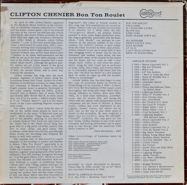 Master Release: Bon Ton Roulet! by Clifton Chenier