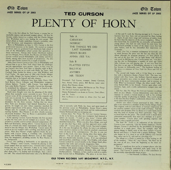 Release: Plenty Of Horn-Vinyl-Japan-1975-YQ-7501-AX, YQ-7501-AX-8216433